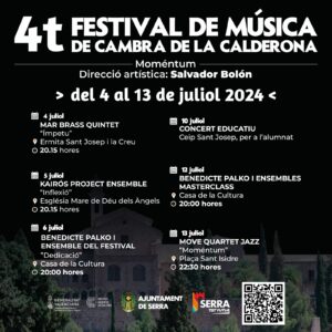 Lee más sobre el artículo Festival de música de cámara de la Calderona