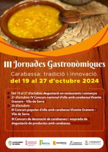 Read more about the article Serra hosts the III Gastronomic Days of the pumpkin from 19 to 27 October.